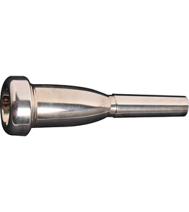 Vincent Bach Mega Tone Small Shank Silver Plated Trombone or Euphonium Mouthpiece - Select a Size - Demo