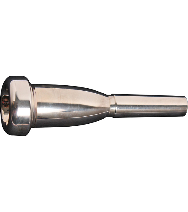 Vincent Bach Mega Tone Small Shank Silver Plated Trombone or Euphonium Mouthpiece - Select a Size - Demo